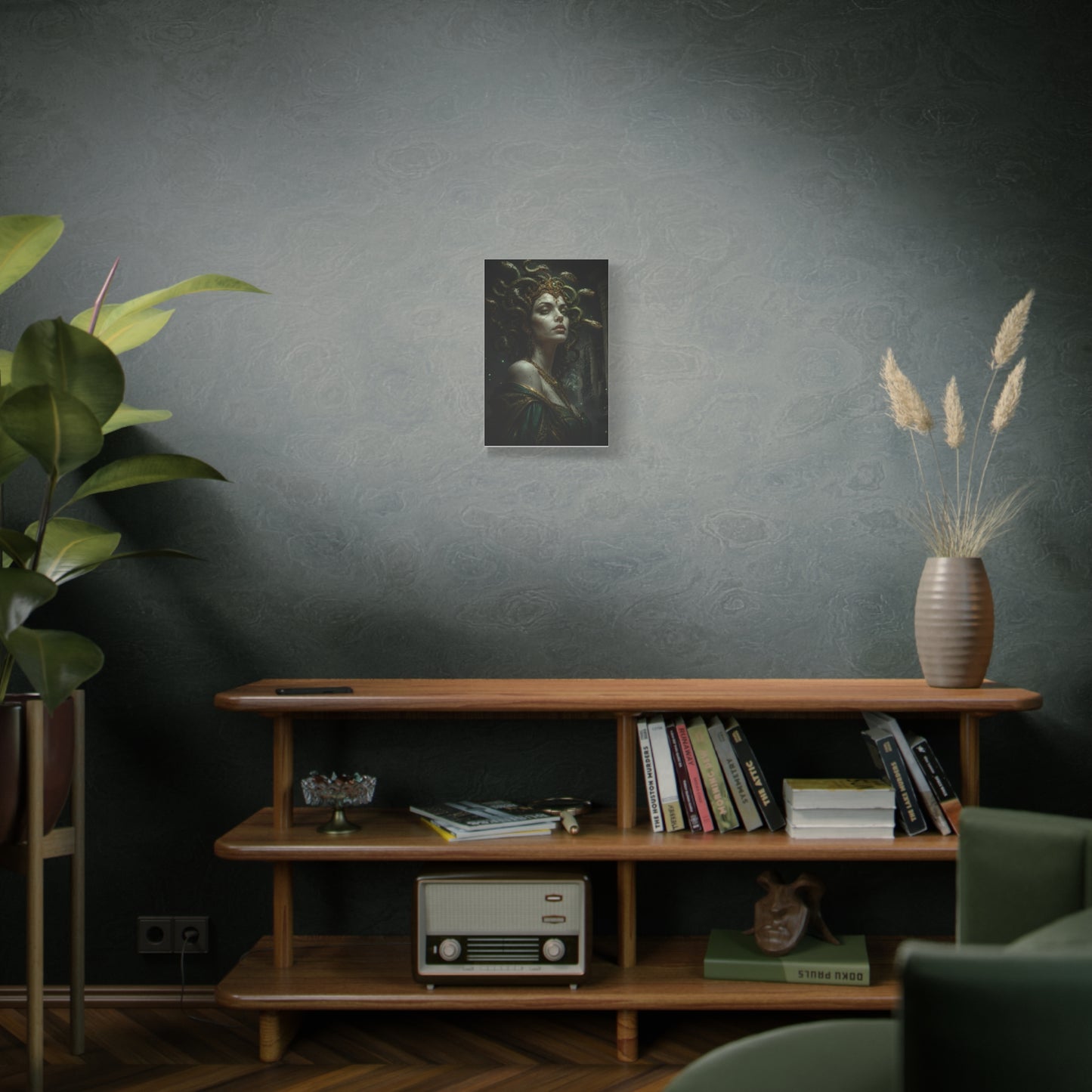 Medusa's Gaze Mythology Canvas Wall Art