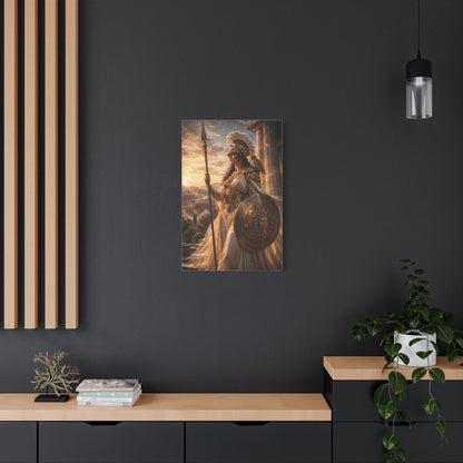 Athena Goddess Canvas Wall Art – Timeless Greek Mythology