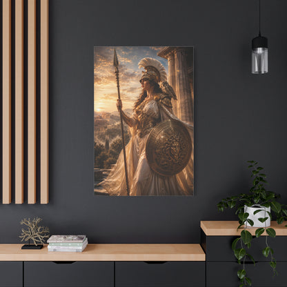 Athena Goddess Canvas Wall Art – Timeless Greek Mythology