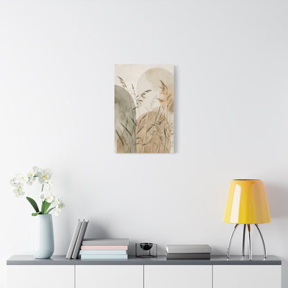 Minimal Botanical Meadow Canvas Wall Art
