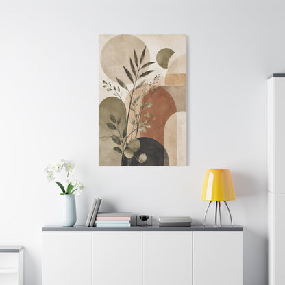 Earthbound Botanicals Abstract Canvas Wall Art