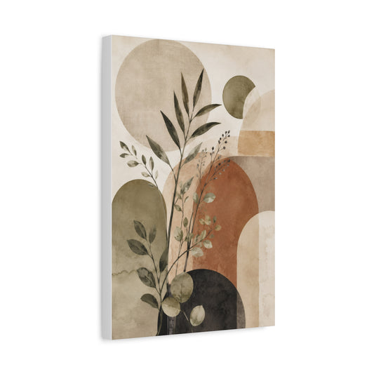 Earthbound Botanicals Abstract Canvas Wall Art