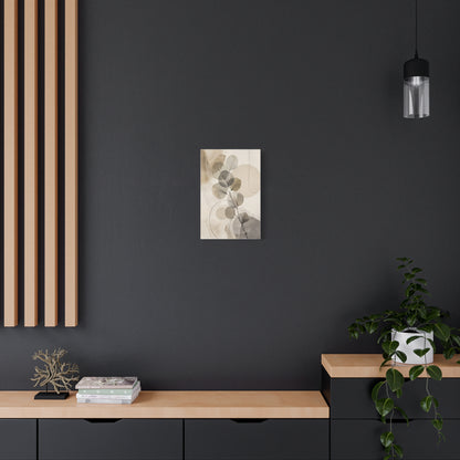Neutral Botanical Abstract Canvas Wall Art